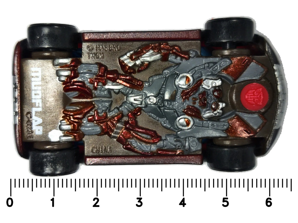 MUDFLAP, Transformers, Die cast C023E, Czerwony, 1:64, Resoraki – zdjęcie 7