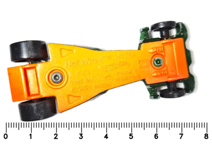 Hot Wired Hot Wheels 2021 Mainline 1:64 Zielony Wyścig – zdjęcie 7