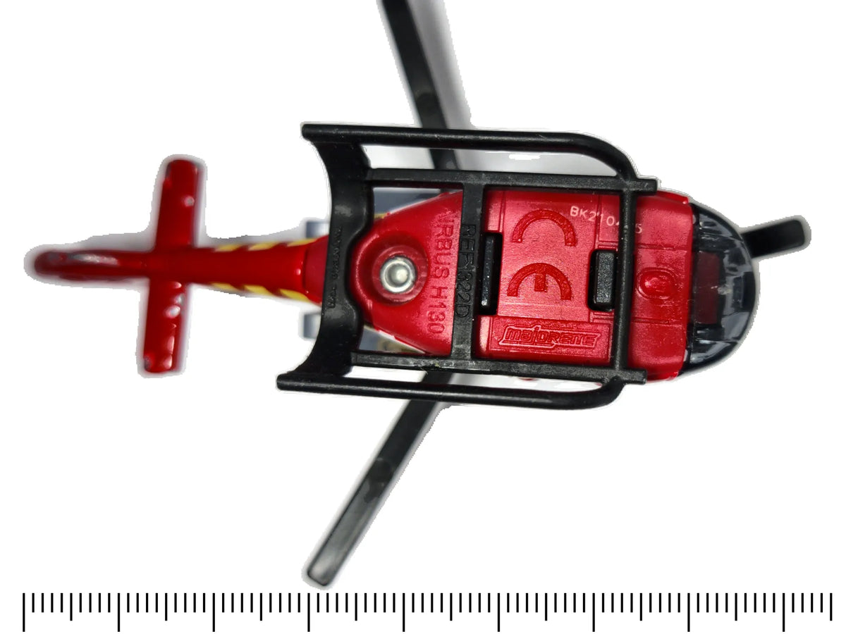 AIRBUS H130 HELIKOPTER, Majorette, Die cast REF 422D, Czerwony, 1:130 – zdjęcie 7