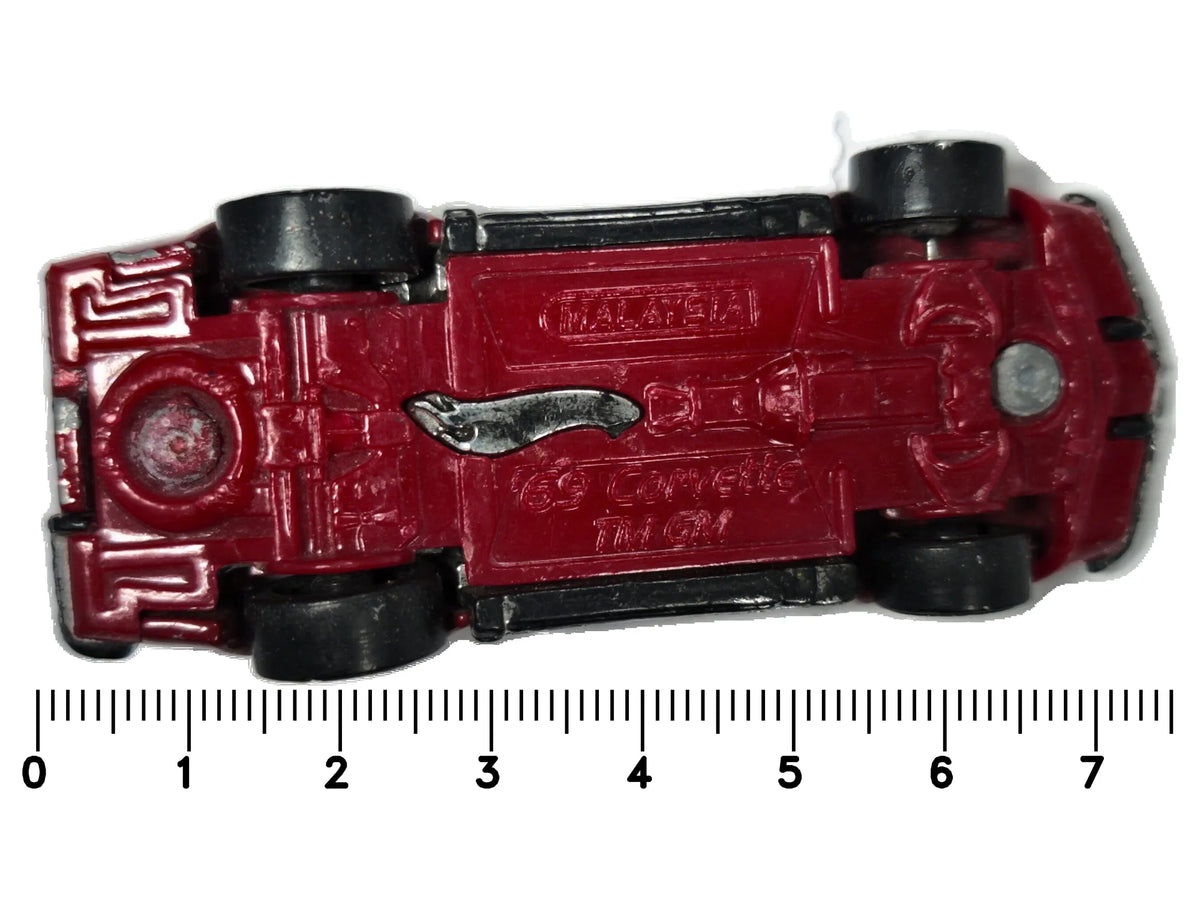 '69 Chevrolet Corvette Hot Wheels Superfast 1:64 Luzak Czerwony – zdjęcie 7