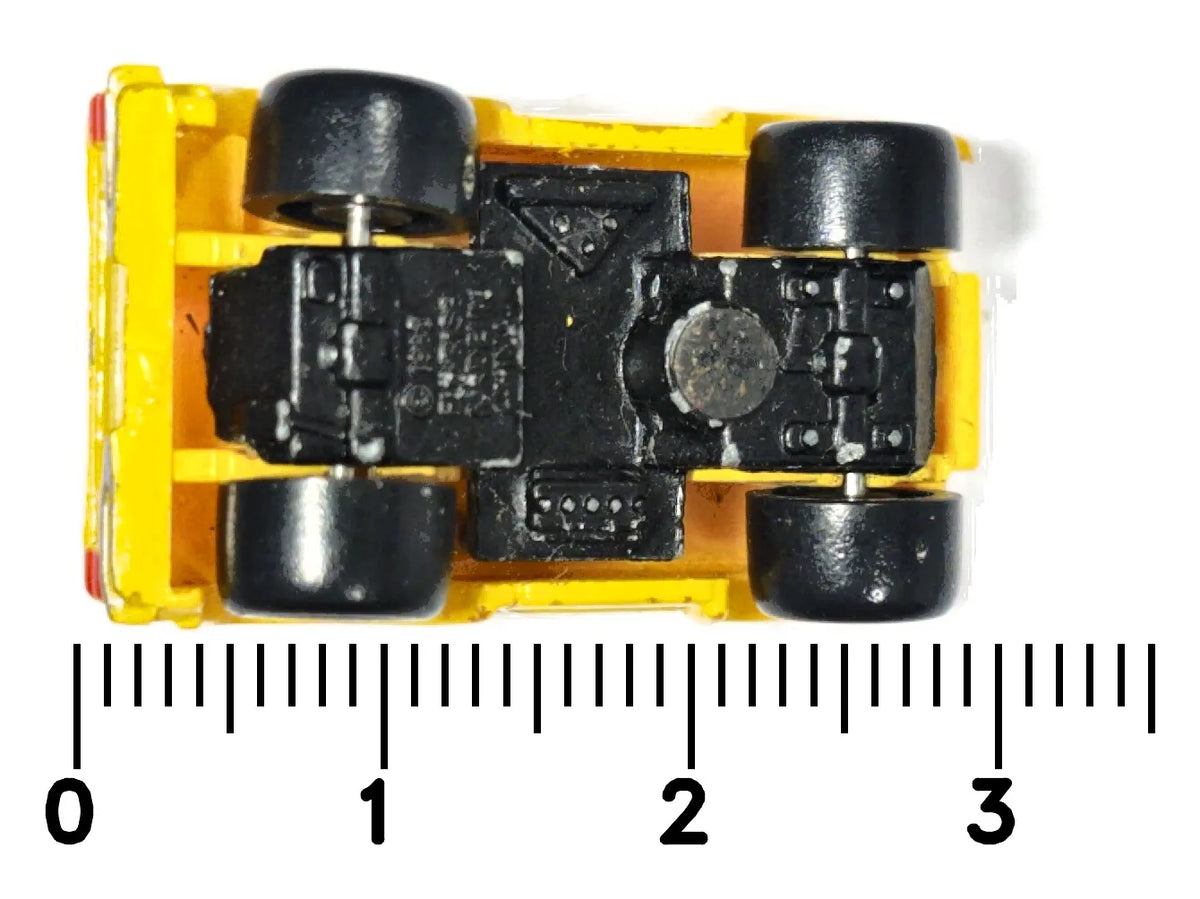 PICKUP 4X4 SUPT DPW Micro Machines Galoob 1988 Żółty 1:87 – zdjęcie 7