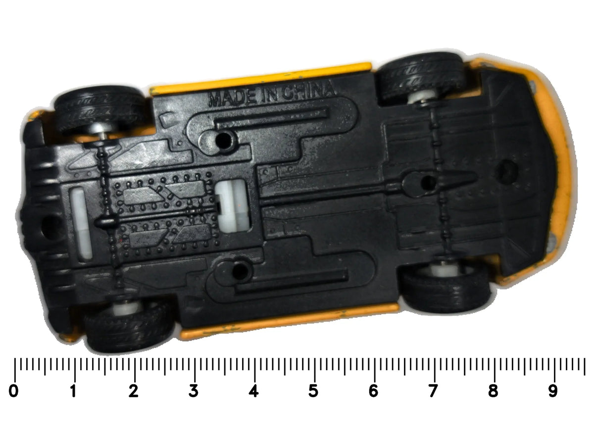 Jak Ferrari 458 Italia Unbranded 1:49 Made in China Coupe Luzak Żółty – zdjęcie 7