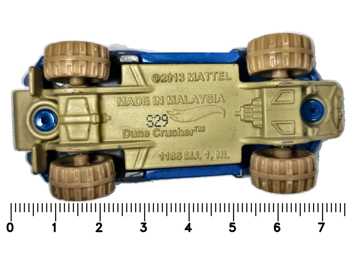Dune Crusher Hot Wheels 2013 1:64 Buggy HWGRFX 98 Luzak Niebieski – zdjęcie 7