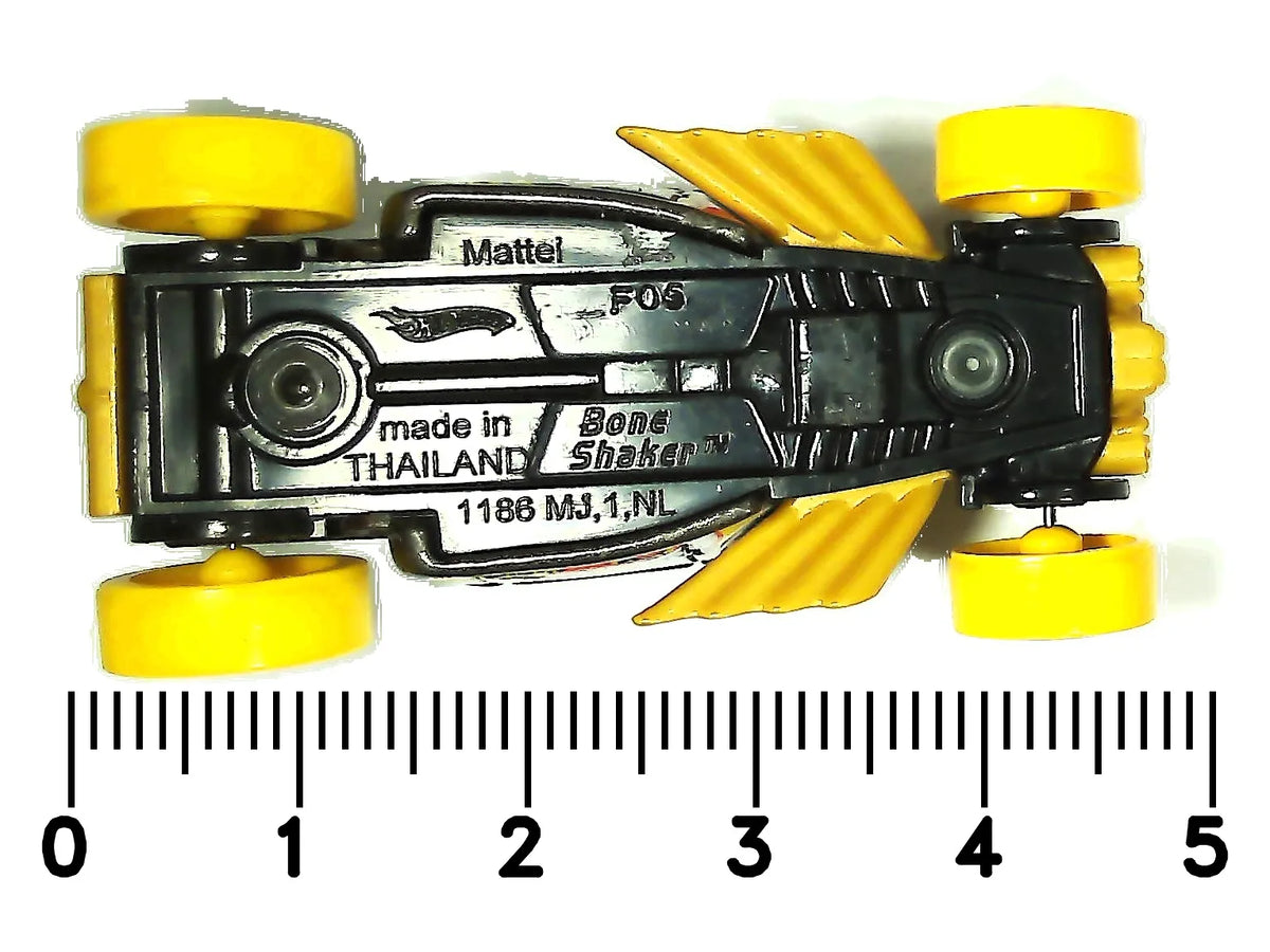 BONE SHAKER, Hot Wheels, Resoraki, Die cast, Czarny, 1:64 – zdjęcie 5