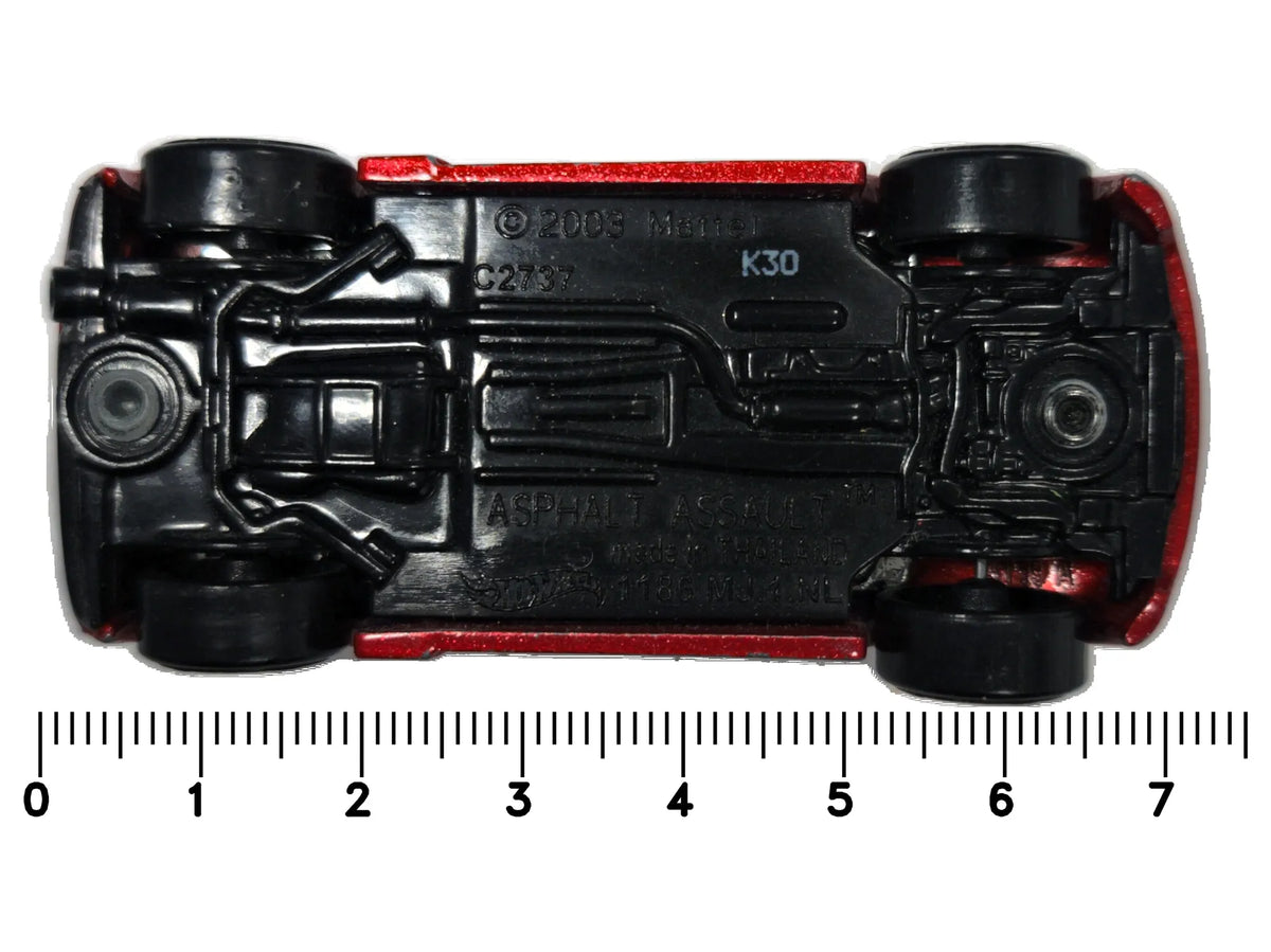 Asphalt Assault Hot Wheels 2003 Star Wars 1:64 7 Luzak Czerwony – zdjęcie 7