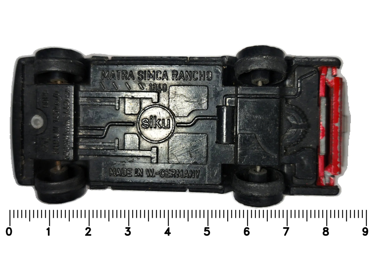 MATRA SIMCA RANCHO SIKU Czerwony 1:55 Made in West Germany – zdjęcie 7
