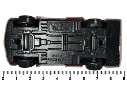 FIRE TRUCK (Straż pożarna) Motor Max, Die cast 6189/6190, Czerwony, 1:64 – zdjęcie 7