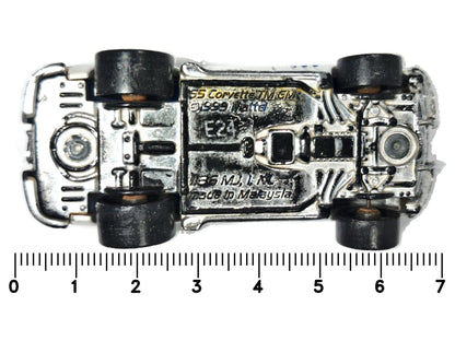 '65 CORVETTE, Hot Wheels 1999, Die cast E24, Biały, 1:64, Resoraki – zdjęcie 7