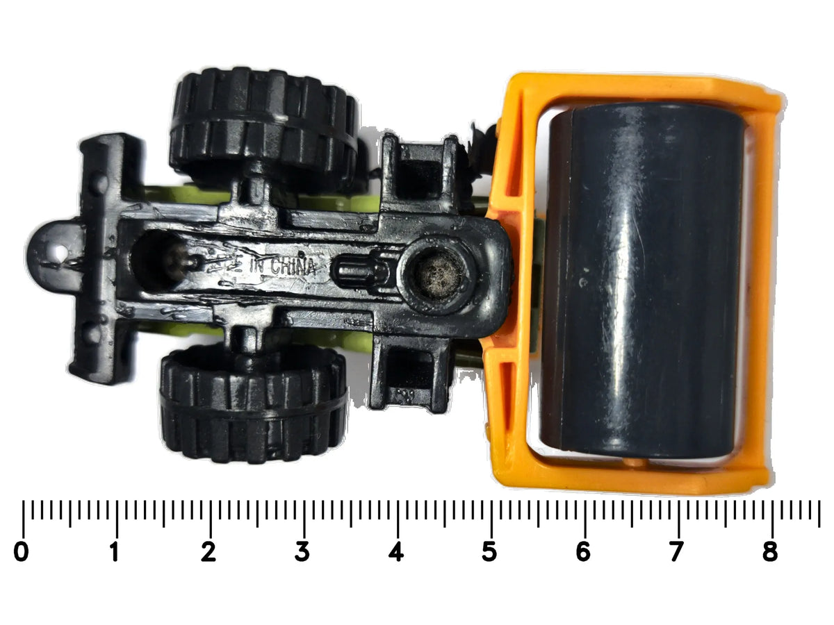 ROAD ROLLER Classic 604, Walec drogowy, Die cast SRR604 Żółty 1:64 Resoraki – zdjęcie 7