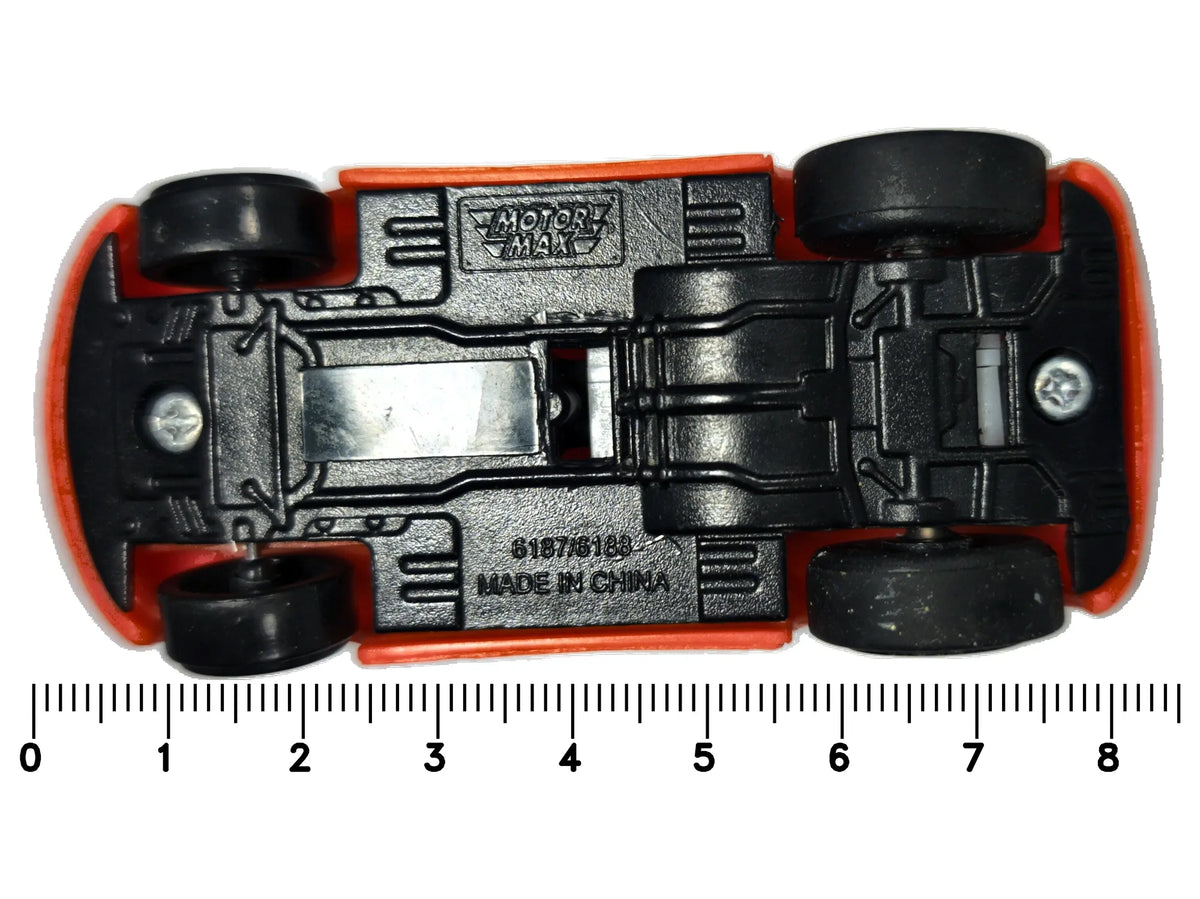 Fantazyjne Sportowe Coupe Metal Machines Motor Max Pomarańczowy 1:64 – zdjęcie 7