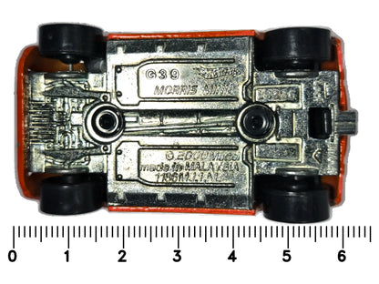 MORRIS MINI 398, Hot Wheels 2000, Die cast G39, Pomarańczowy 1:64, Resoraki – zdjęcie 7