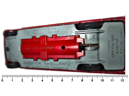 Superior Ambulance Corgi '70 Czerwony 1:43 Made in England – zdjęcie 7