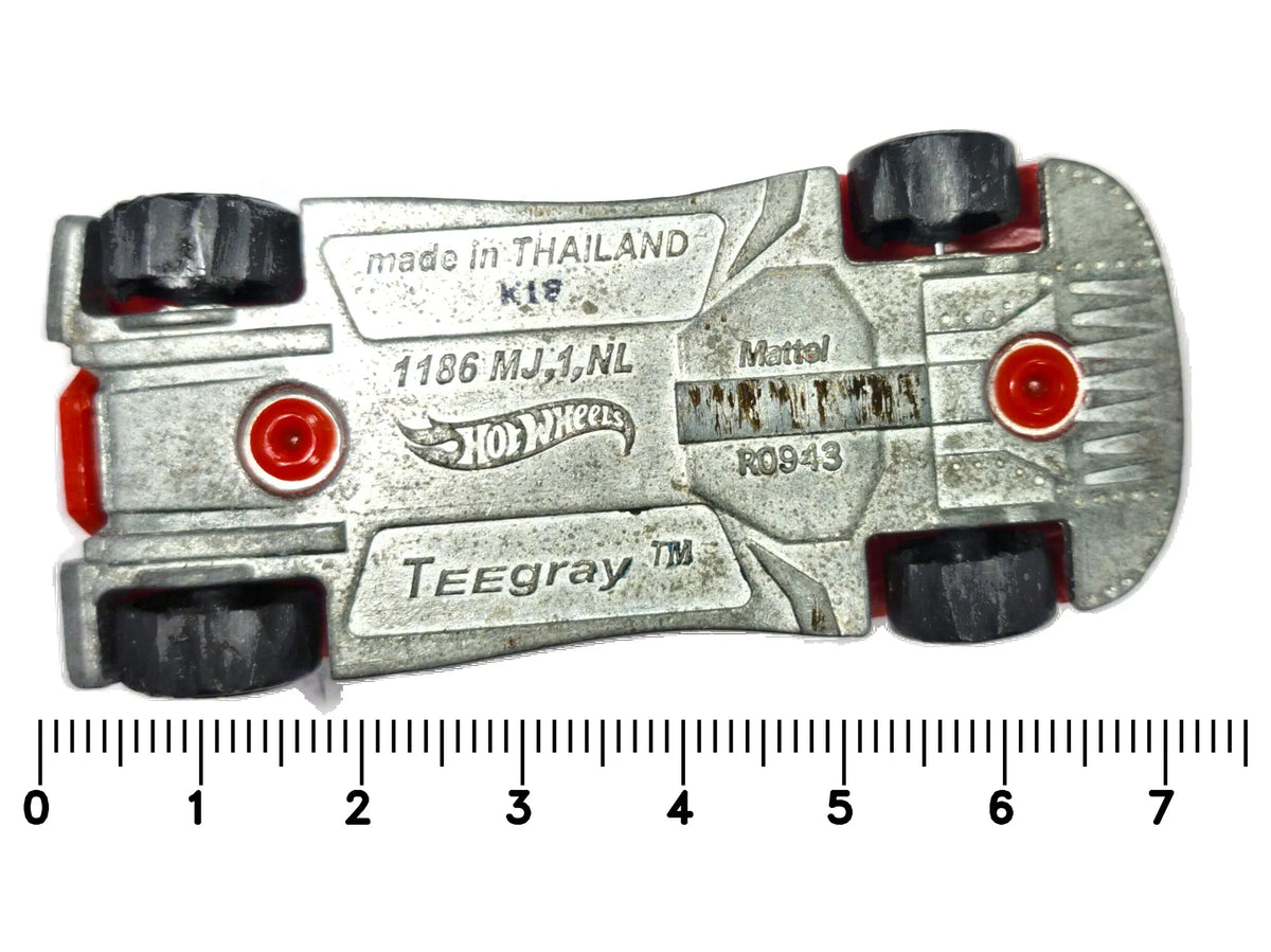 Teegray Hot Wheels 2011 1:64 Luzak Czerwony – zdjęcie 7