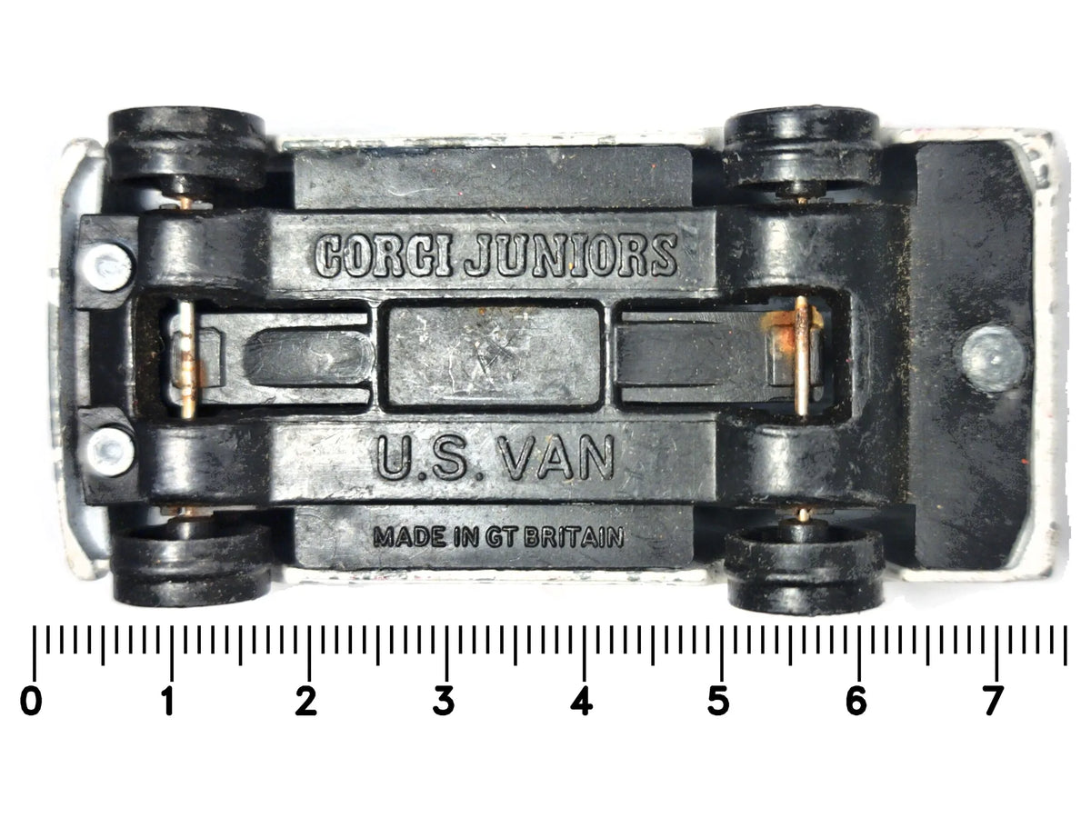 U.S. VAN, PARAMEDIC, AMBULANS, Corgi, Made in Great Britain, Biały, 1:64 – zdjęcie 7