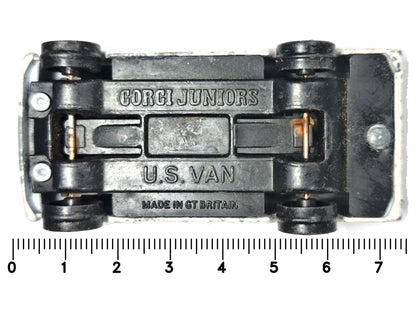 U.S. VAN, PARAMEDIC, AMBULANS, Corgi, Made in Great Britain, Biały, 1:64 – zdjęcie 7