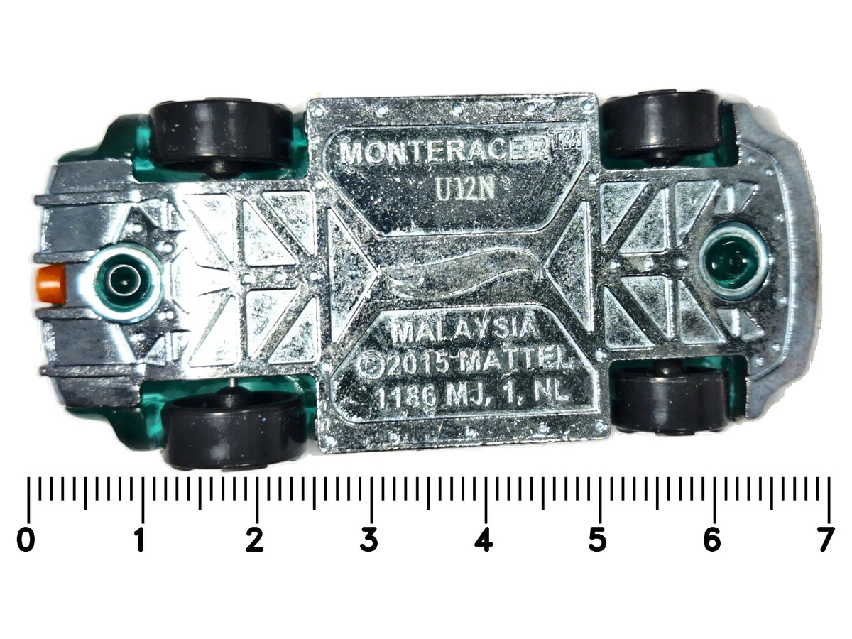 Monteracer Hot Wheels 2015 Turkusowy 1:64 – zdjęcie 7
