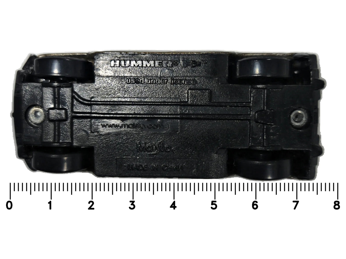 Hummer H2 Maisto 1:64 Luzak Brązowy – zdjęcie 7