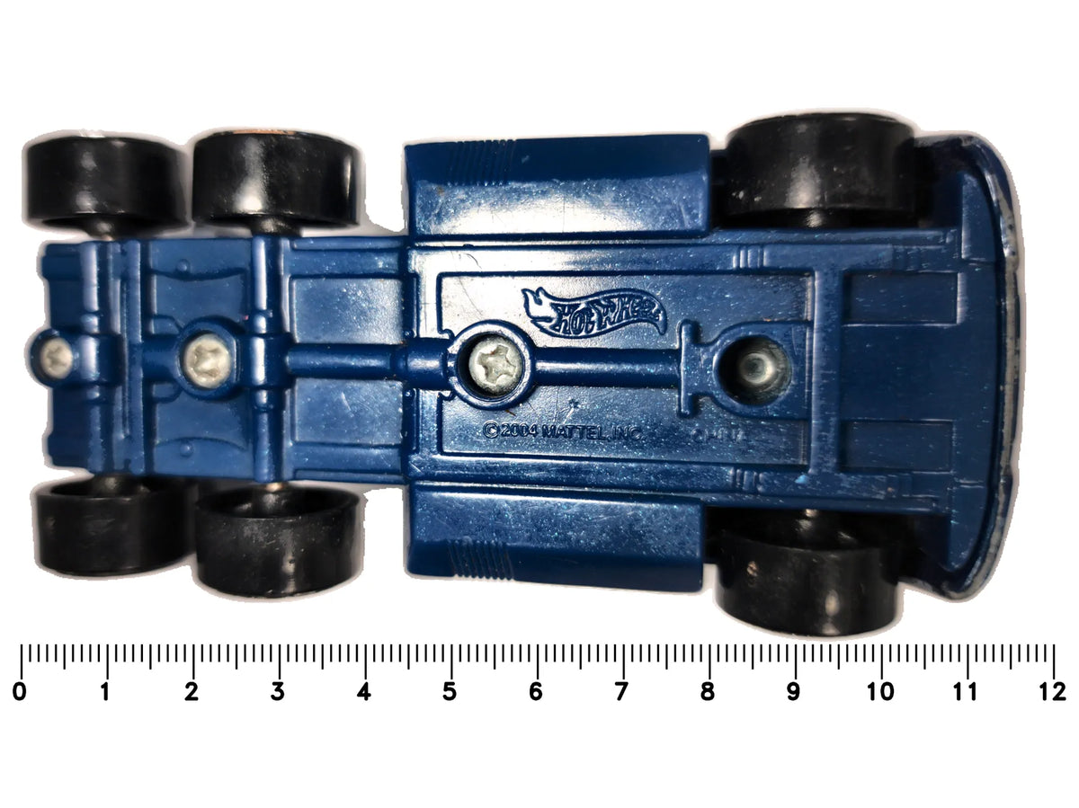 Mission Control Rig Truckin' Transporter Hot Wheels 2004 Niebieski 1:64 – zdjęcie 7