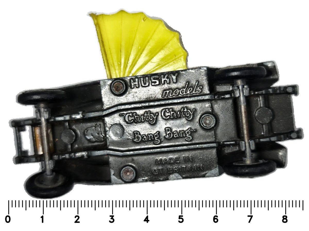 Chitty Chitty Bang Bang Husky Żółty 1:50 Made in Gt Britain – zdjęcie 7