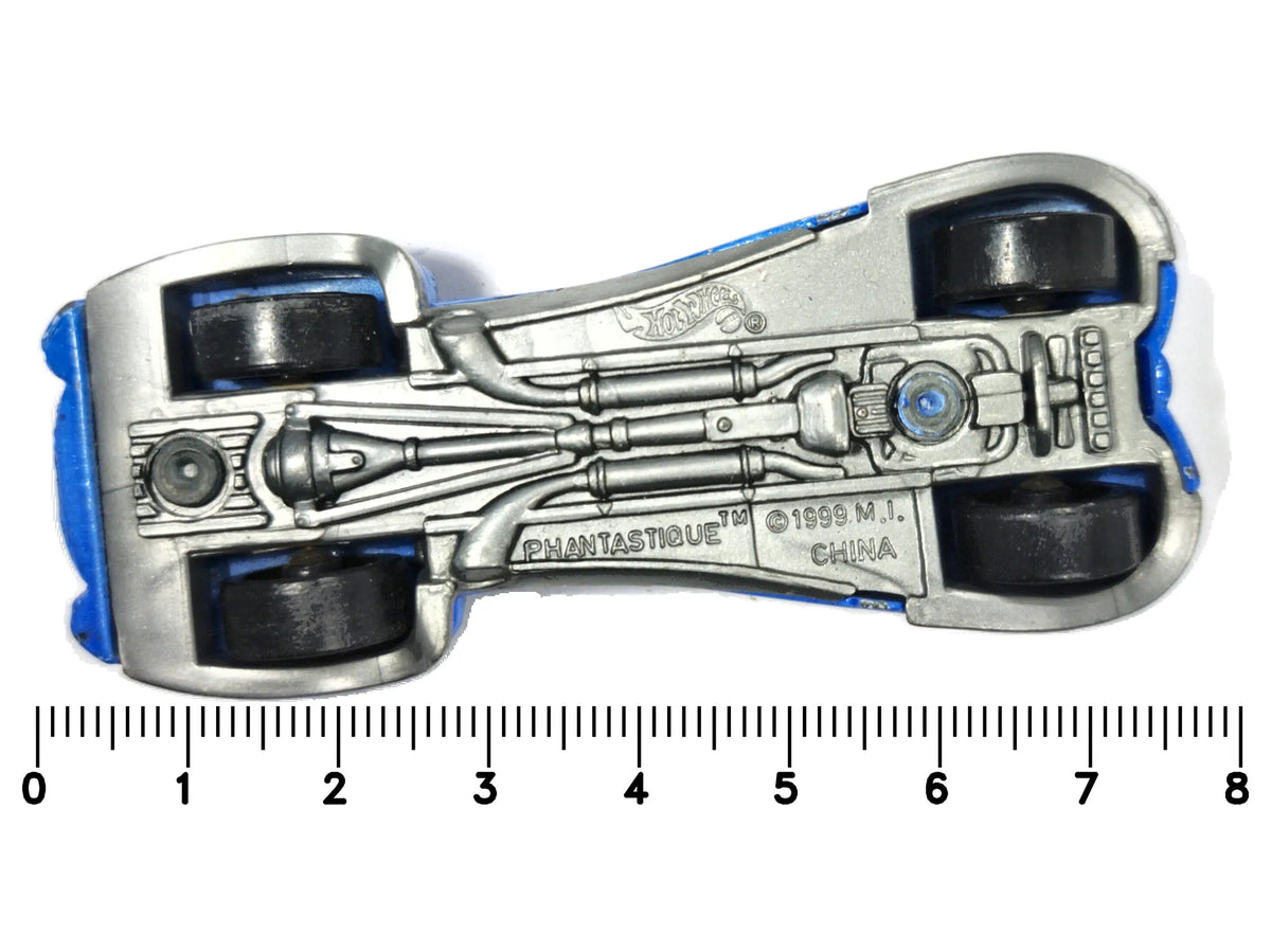 Phantastique Hot Wheels 1999 T-Wrecks 1:64 Luzak Niebieski – zdjęcie 7