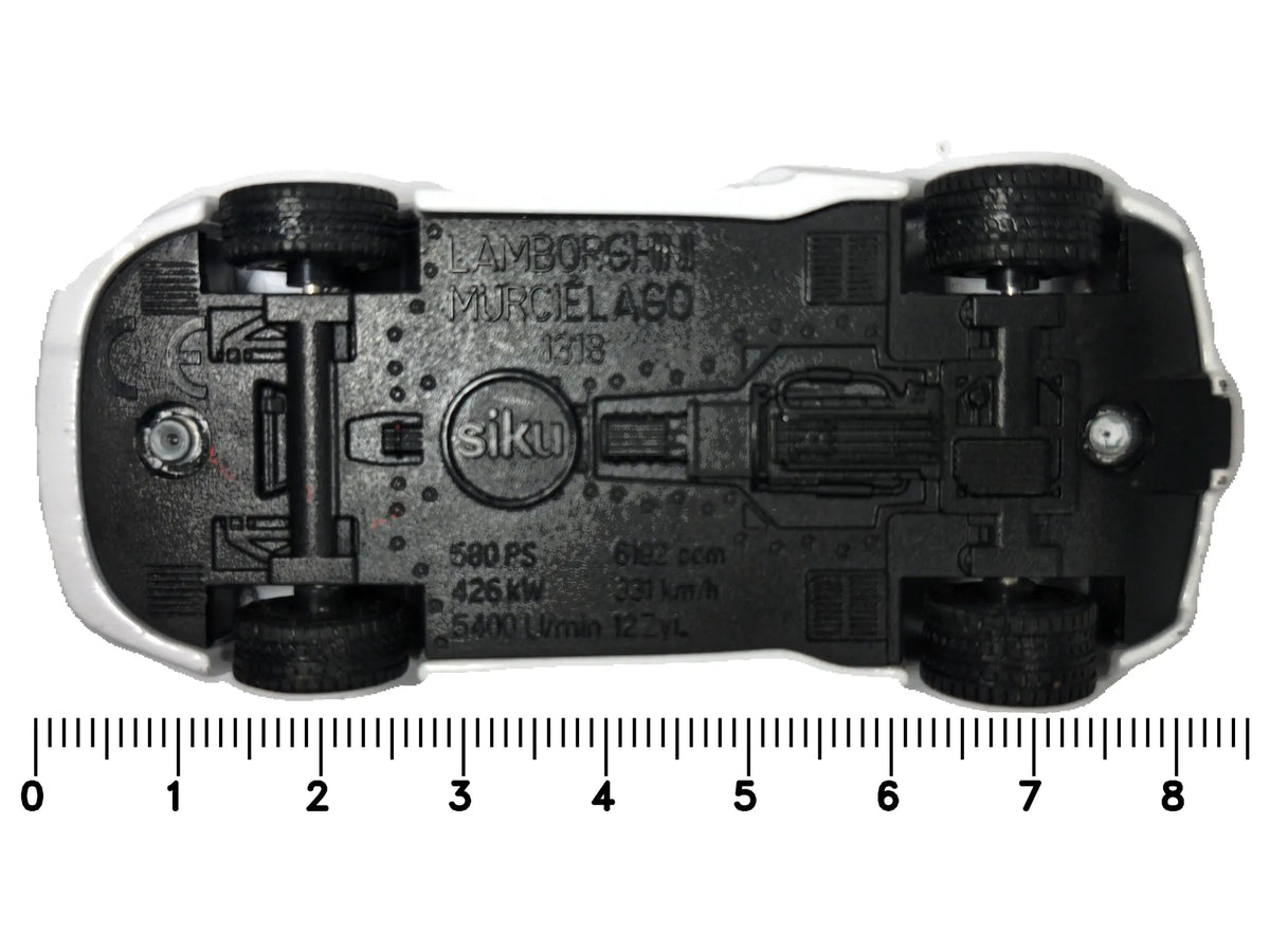 Lamborghini Murciélago SIKU 1:55 Luzak Biały – zdjęcie 7