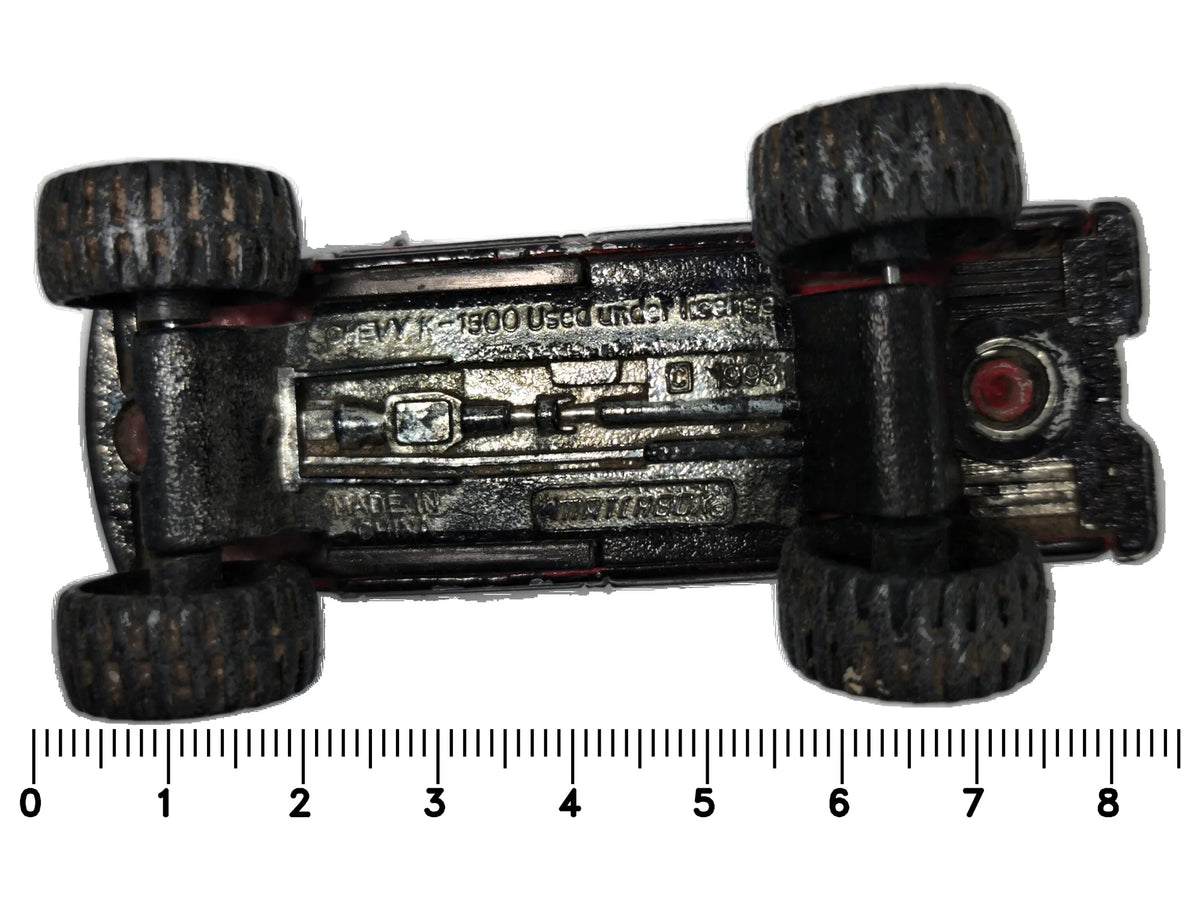 Chevrolet K-1500 Matchbox 1993 1:64 Pickup Luzak Czarny – zdjęcie 7