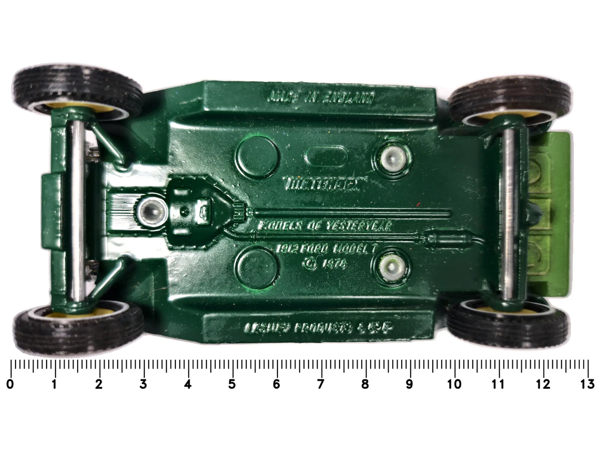 1912 FORD MODEL T Matchbox 1978 Zielony 1:43 Made in England – zdjęcie 7