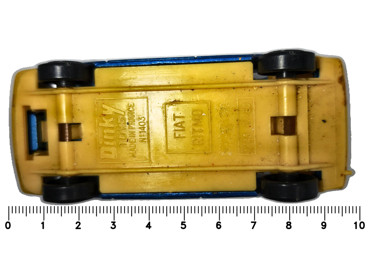 FIAT RITMO Dinky Toys 1980 Niebieski 1:43 Made in France – zdjęcie 7