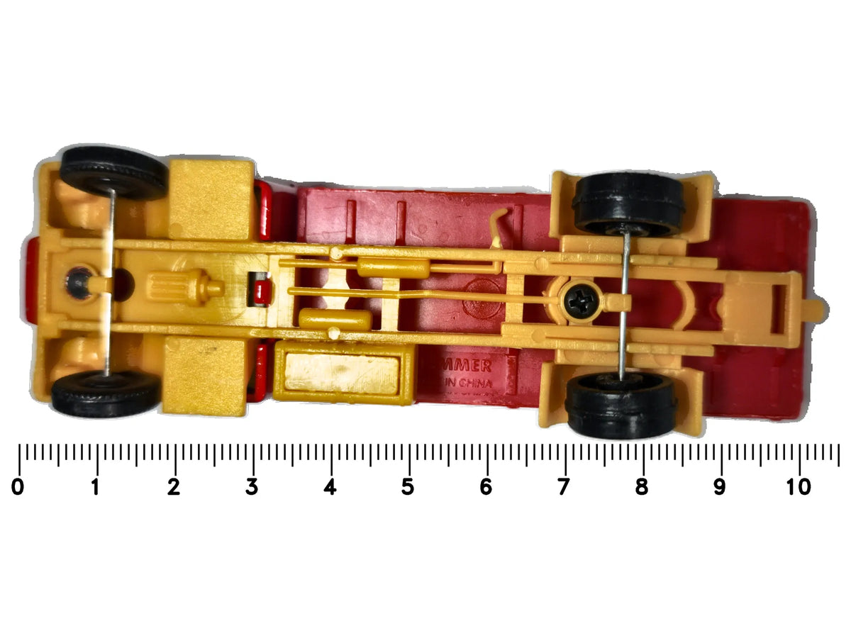 MAN DIESEL, HENSCHEL HS 14/16 PRITSCHEN-LKW, Hummer 1965–69, Czerwony, 1:87 – zdjęcie 7