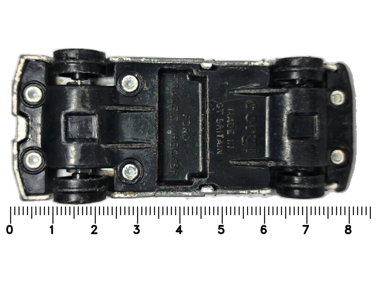 FORD TRANSIT WRECKER, Corgi, Made in Gt Britain, Die cast, Biały, 1:64 – zdjęcie 7