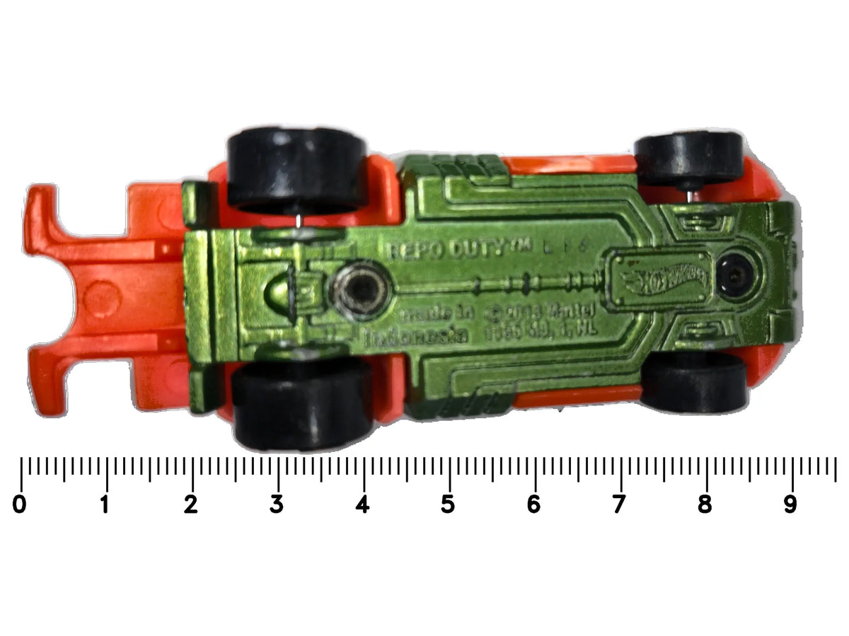 Rapid Duty Hot Wheels 2013 1:64 Pickup Luzak Pomarańczowy – zdjęcie 7