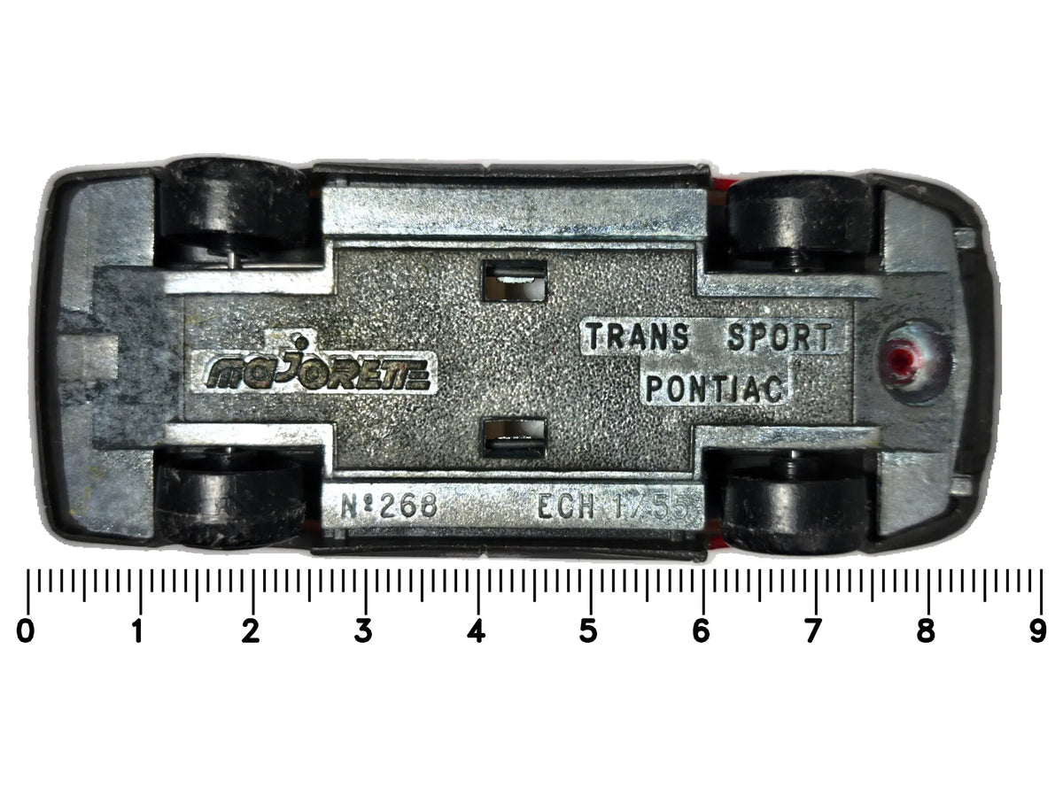 PONTIAC TRANS SPORT Majorette '80 Czerwony 1:55 – zdjęcie 7