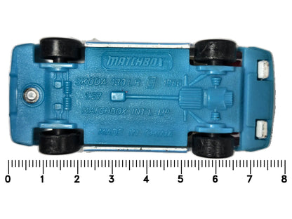 SKODA 130 LR Matchbox 1986 Biały 1:57 – zdjęcie 7