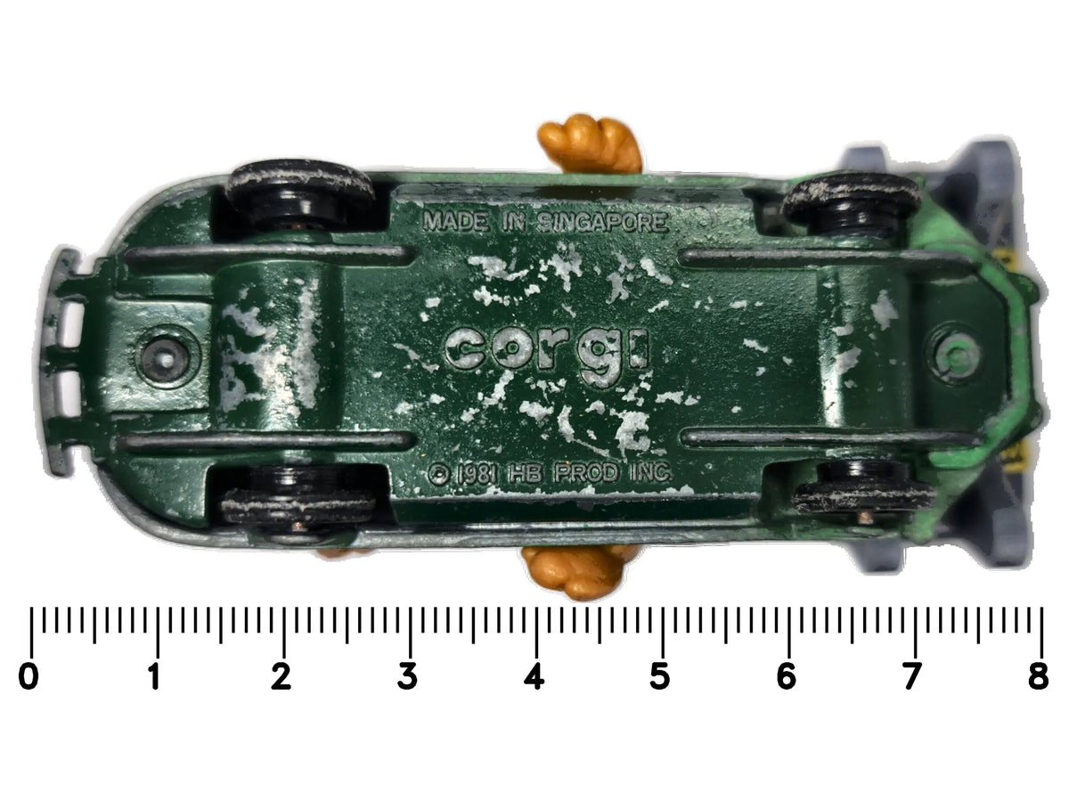 SCOOBY-DOO BOBSLEIGH Corgi '70 Zielony 1:64 Made in Great Britain – zdjęcie 7