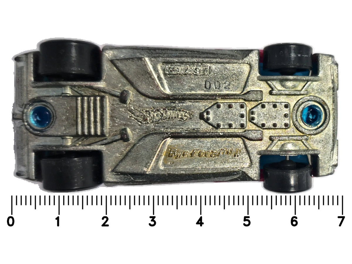 BYE FOCAL II, Hot Wheels 2009, Die cast 002, Przeźroczysty, 1:64, Resoraki – zdjęcie 7