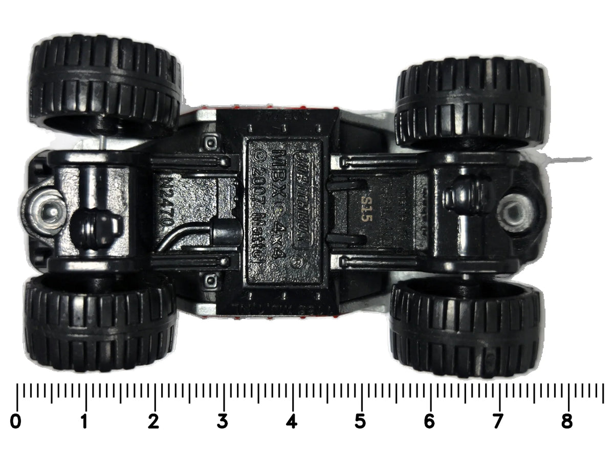 MBX 4X4 Matchbox 2007 Srebrny 1:63 – zdjęcie 7