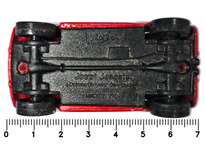 JEEP JEEPSTER, Maisto, Die cast, Czerwony, 1:64, Resoraki – zdjęcie 7