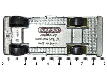 Ambulance Matchbox 1977 Biały 1:64 DIAL 911 – zdjęcie 7