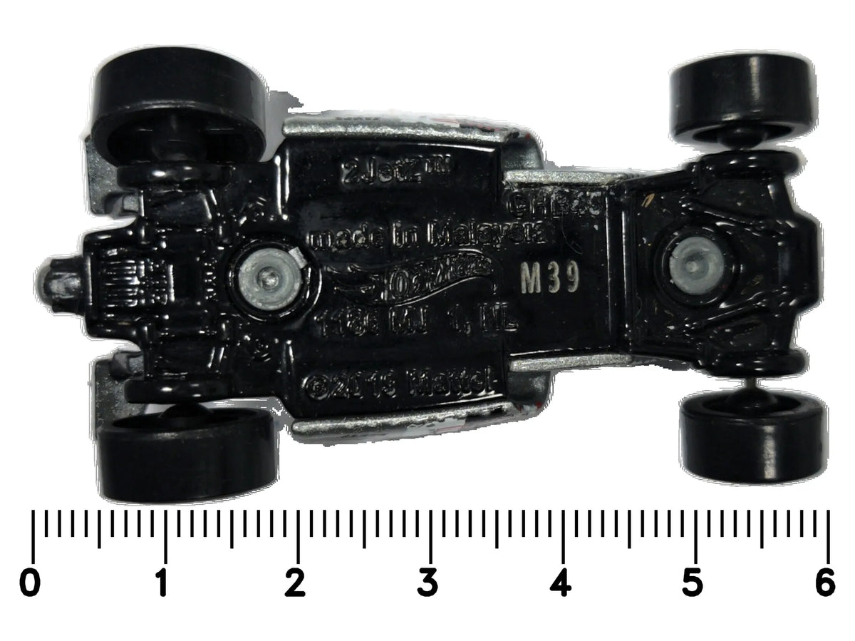 2 Jet Z Hot Wheels 2013 HW Racing 1:64 Formula E Luzak Srebrny – zdjęcie 7