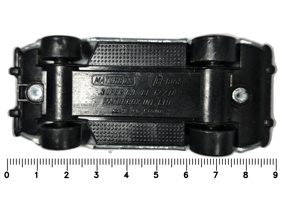 SUPER G.T. Policja Matchbox 1985 Biały 1:64 – zdjęcie 7