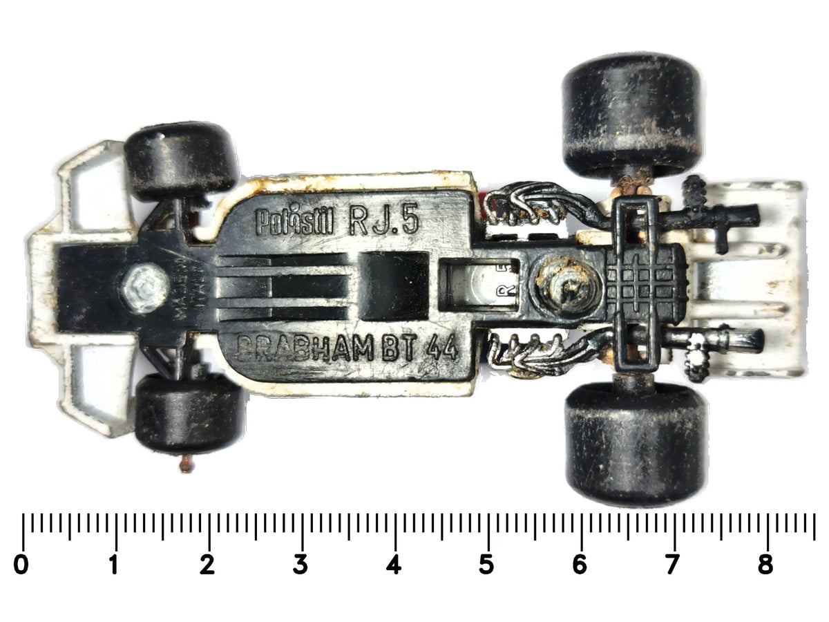 BRABHAM BT44 Polistil Biały 1:50 Made in Italy – zdjęcie 7