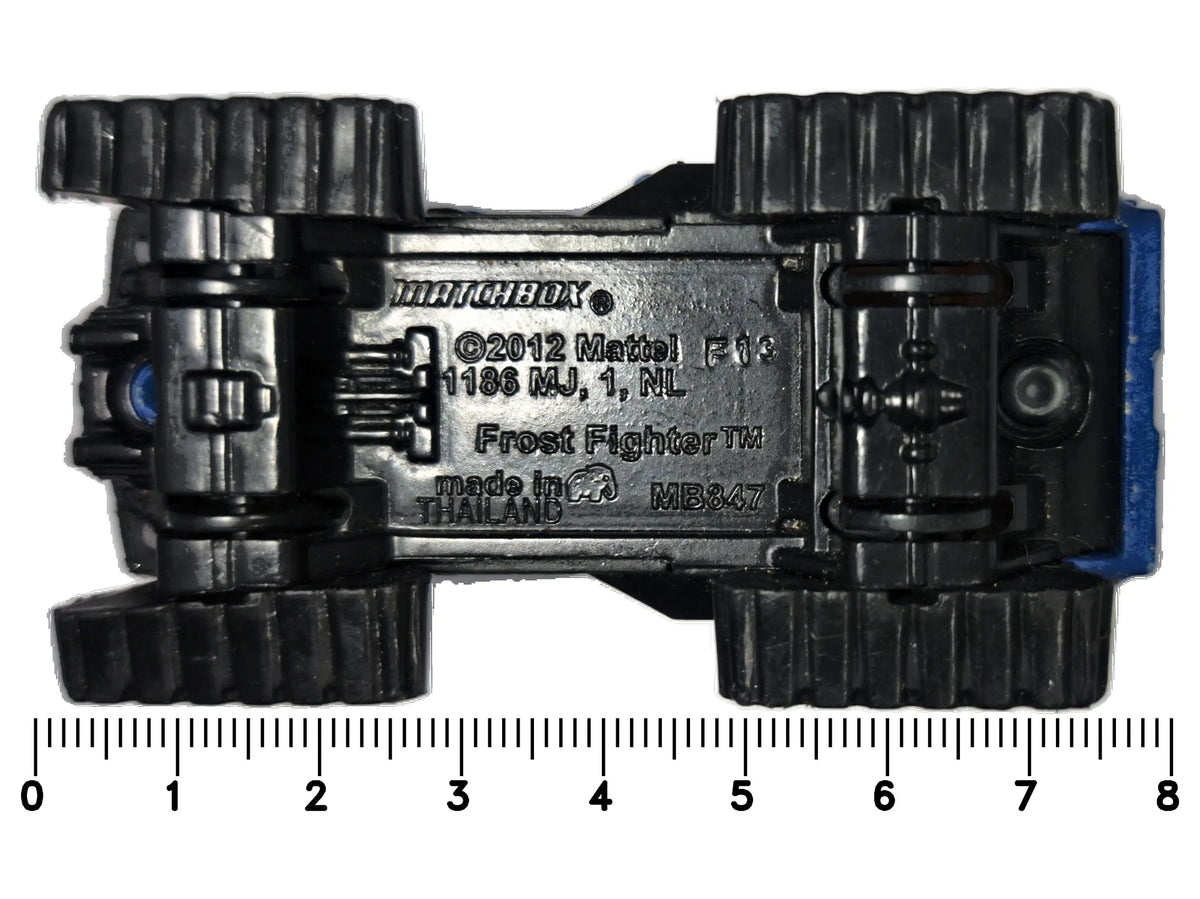 FROST FIGHTER Matchbox 2012 MB847 Niebieski 1:64 – zdjęcie 7