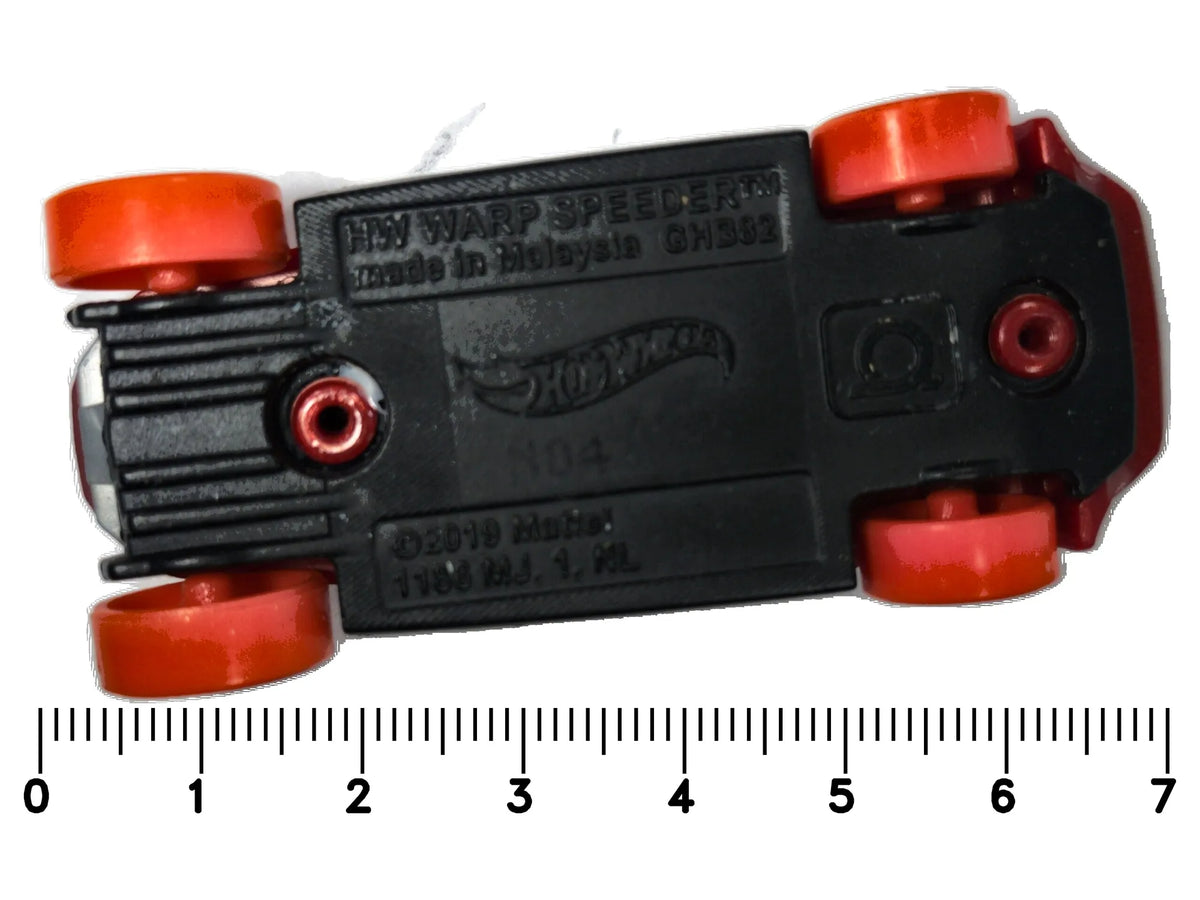 HW Warp Speeder Hot Wheels 2019 Mainline 1:64 Luzak Czerwony – zdjęcie 7