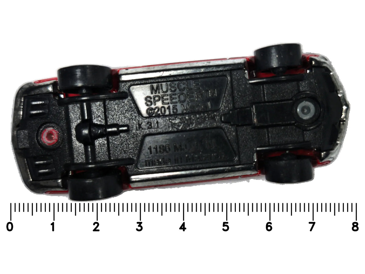 Muscle Speeder Hot Wheels 2015 1:64 Luzak Czerwony Muscle Car – zdjęcie 7