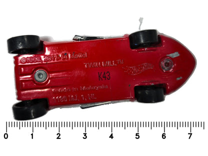 Twin Mill Hot Wheels 2014 1:64 Luzak Czerwony Custom Model 2xMetal – zdjęcie 7