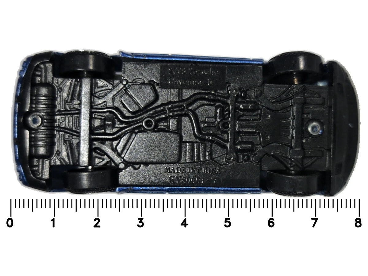 2005 Porsche Cayenne Motor Max Niebieski 1:64 – zdjęcie 7