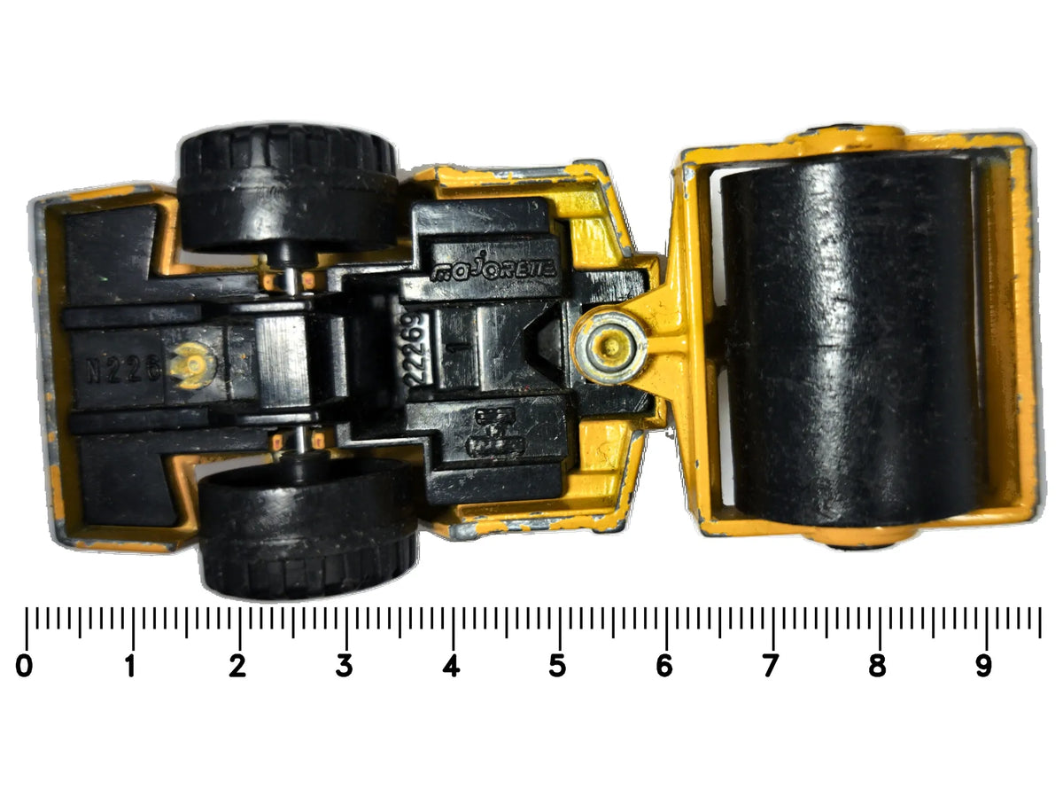 WALEC DROGOWY Majorette '80 Żółty 1:87 Made in France – zdjęcie 7