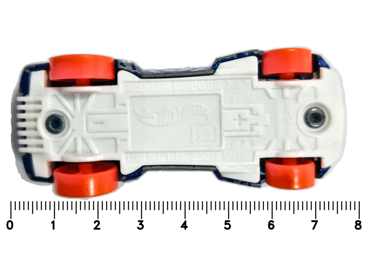 Rodger Dodger 2.0 Hot Wheels 2018 Mainline 1:87 3 Luzak Niebieski – zdjęcie 7