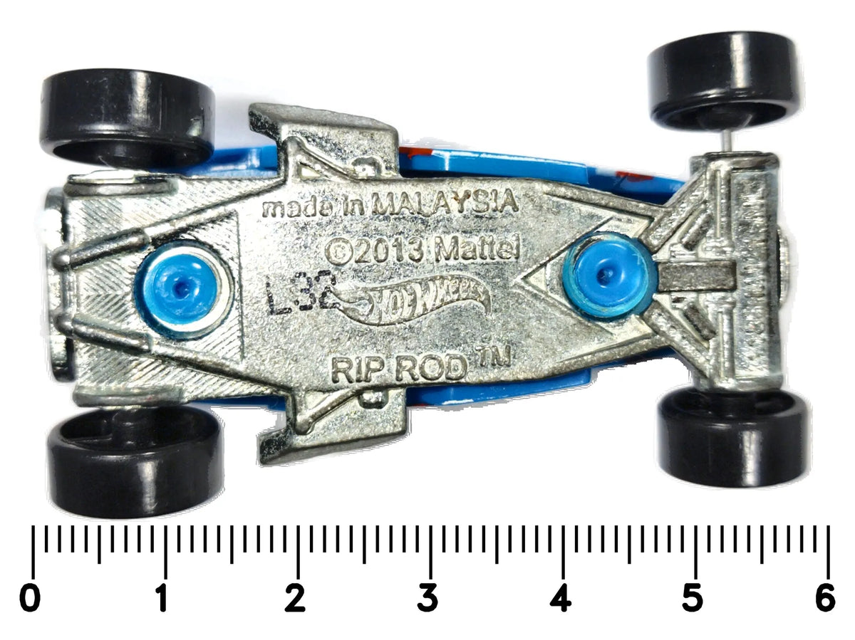 Rip Rod Hot Wheels 2013 HW Daredevils 1:64 1 Luzak Niebieski – zdjęcie 7