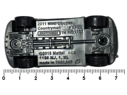 2011 Mini Cooper Countryman Matchbox 2018 Czarny 1:58 – zdjęcie 7